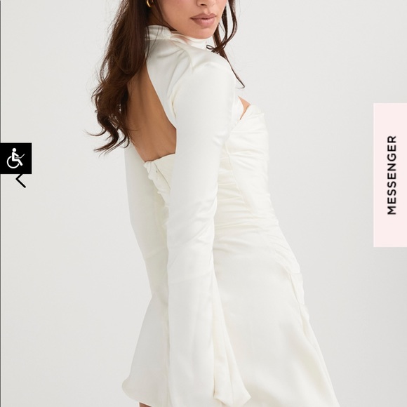 White Corset House Of CB dress - Picture 5 of 7